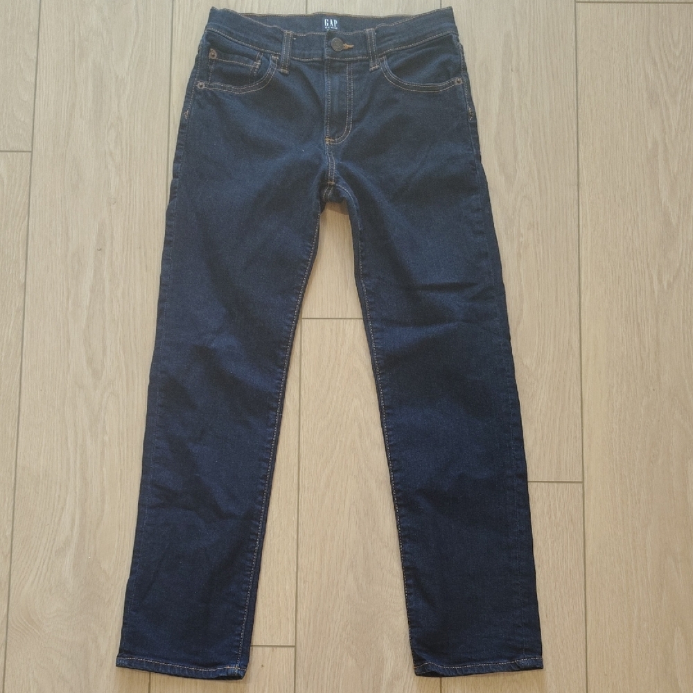 GAP Boys Indigo Stretch Straight Jeans